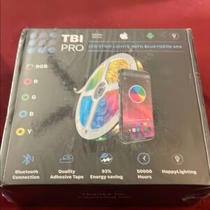20 ft LED Strip Lights TBI Pro 12V w/ Bluetooth App Remote Control NEW